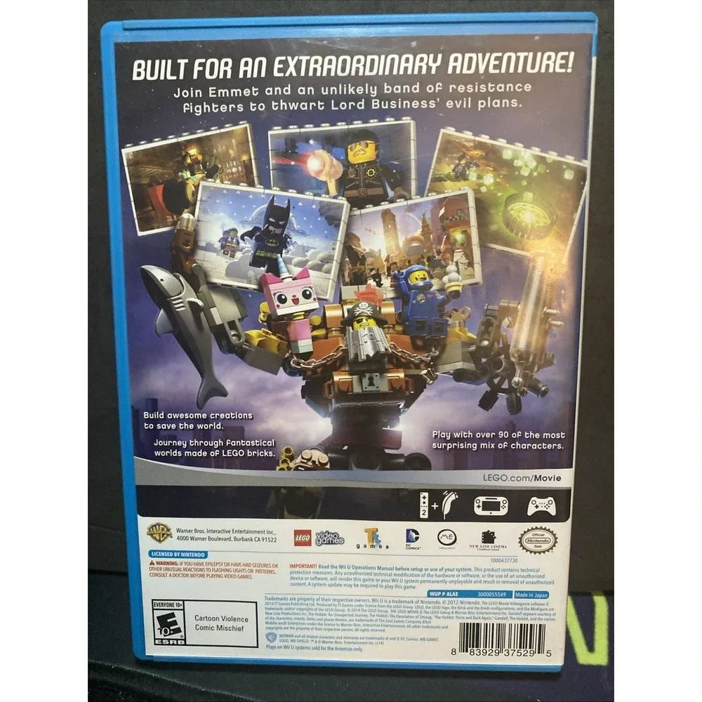 Nintendo Wii U : The LEGO Movie Videogame VideoGames
